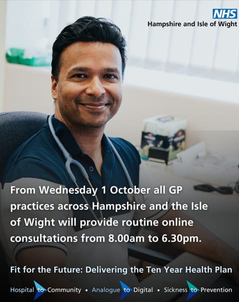 Online consultation hours extended for all GP practices